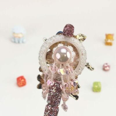 Alice White Rabbit Rhinestone Pen Vintage - Image 3