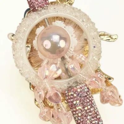 Alice White Rabbit Rhinestone Pen Vintage - Image 4