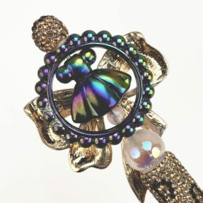 Bow Knot Rhinestone Pen Vintage - Image 4