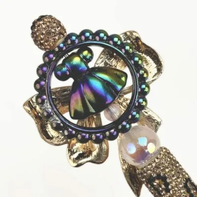Bow Knot Rhinestone Pen Vintage - Image 4