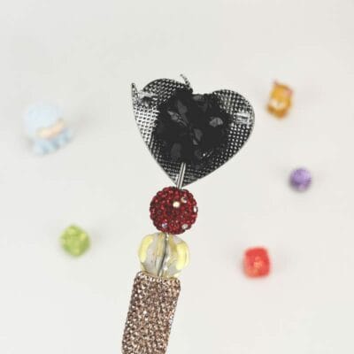 Deadpool Golden Rhinestone Pen Vintage - Image 3