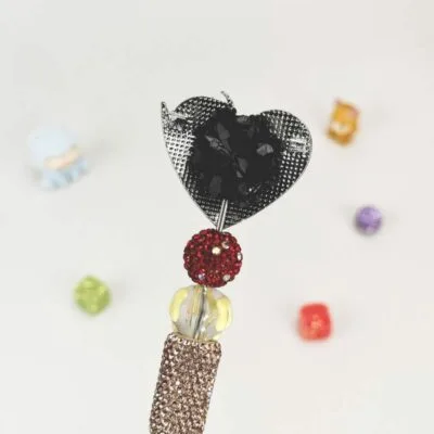 Deadpool Golden Rhinestone Pen Vintage - Image 3