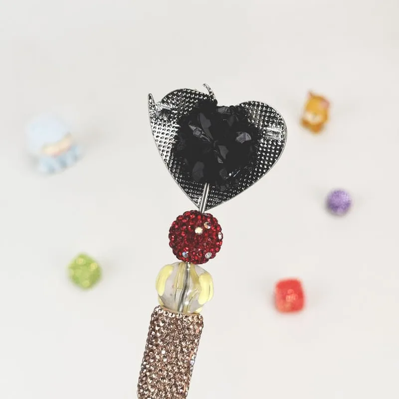Deadpool Golden Rhinestone Pen Vintage - Image 3