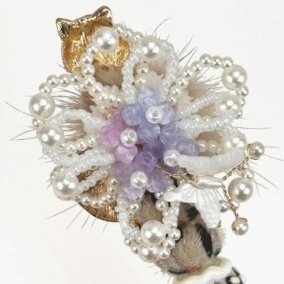 Fox Brown Rhinestone Pen Vintage - Image 4