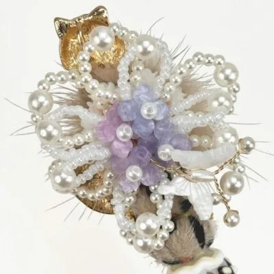 Fox Brown Rhinestone Pen Vintage - Image 4