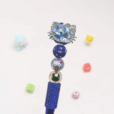 HelloKitty Blue Half Rhinestone Pen Sanrio A