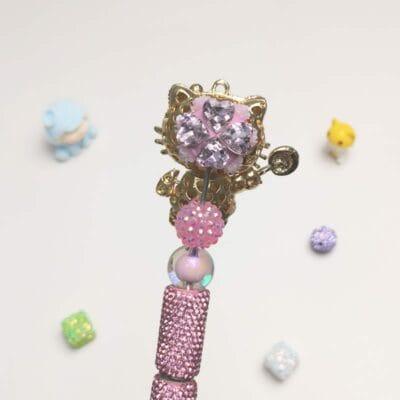 HelloKitty Pink Rhinestone Pen Sanrio A - Image 3