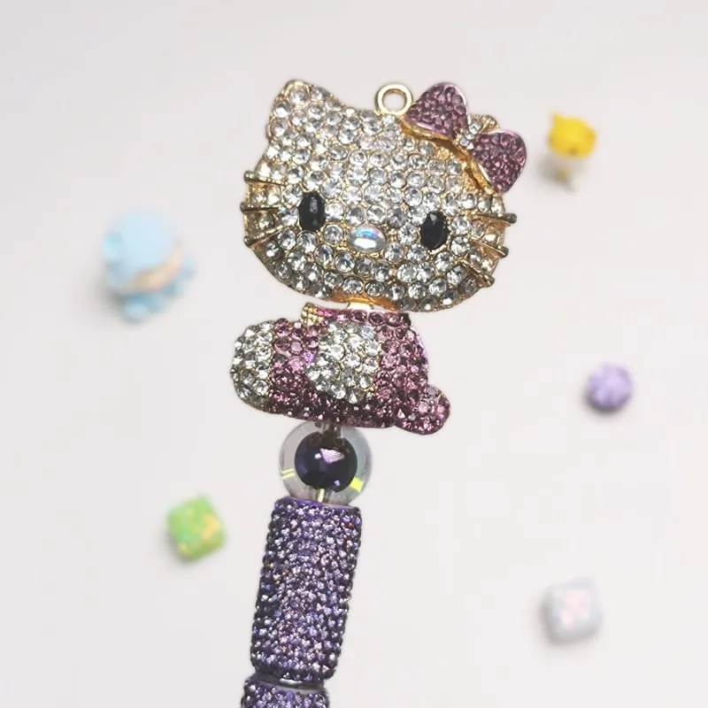 HelloKitty Purple Rhinestone Pen Sanrio - Image 1