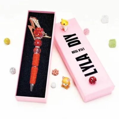 High Heels Red Rhinestone Pen Vintage - Image 2