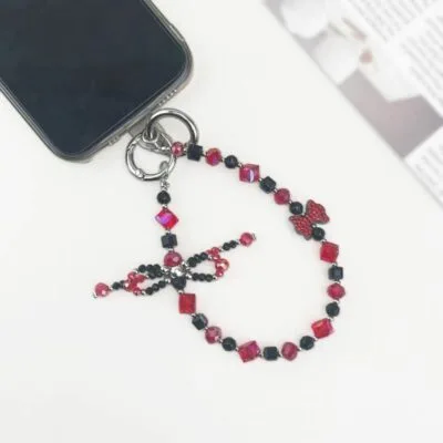Hello Kitty Bicyle  Multi-functional Rehinestone Beaded Pen and Keychain - Image 3