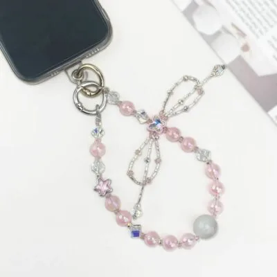 Chinese Lute Multi-functional Rhinestone Beaded Pen and Keychain - Image 3