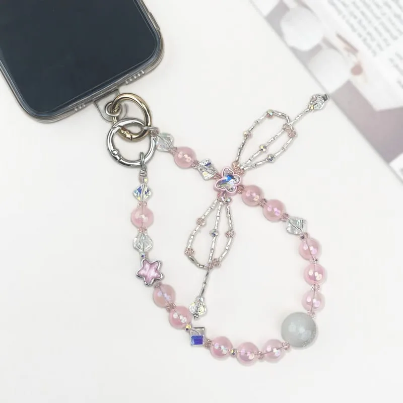 Chinese Lute Multi-functional Rhinestone Beaded Pen and Keychain - Image 3