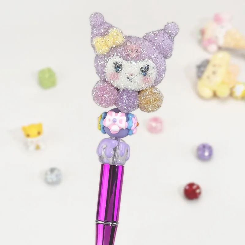 Kuromi Purple Sweet Electricplating Pen Sanrio - Image 1