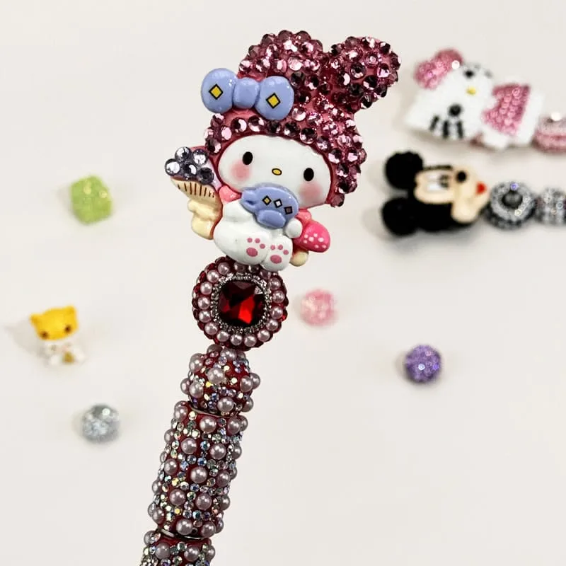 Melody Red Beaded Pen Sanrio - Image 1