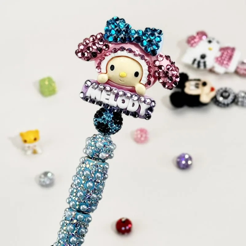 Melody Blue Beaded Pen Sanrio - Image 1