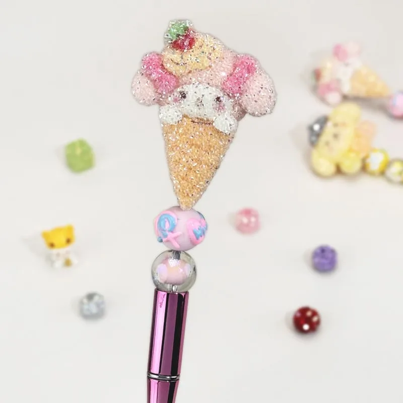 Melody Pink Sweet Electricplating Pen Sanrio - Image 1