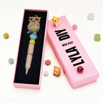 Owl Rhinestone Pen Fancy - Image 3