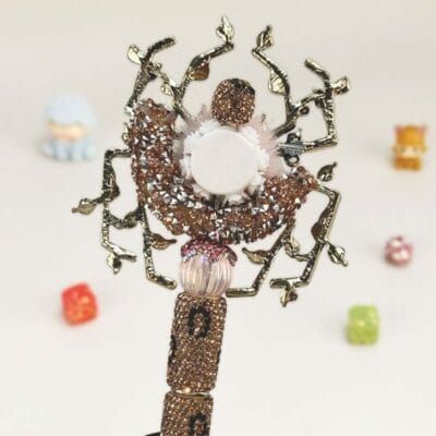Spiders Leopard Prints Rhinestone Pen Vintage - Image 3