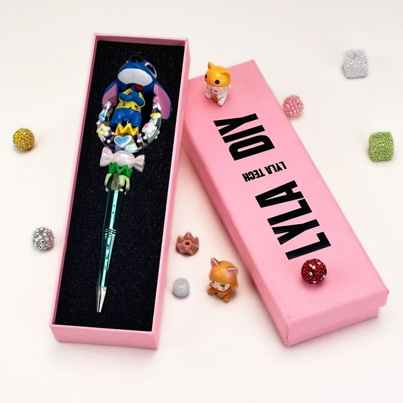 Stitch Moon Green Electricplating Pen Disney - Image 2
