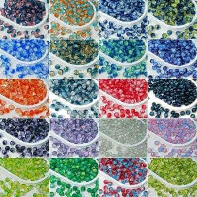 Glass beads mixed for diy jewelry making - open in live - Image 6