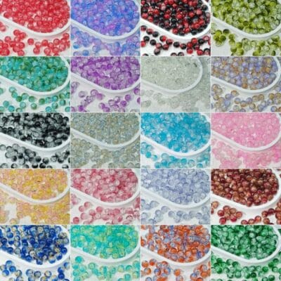 Glass beads mixed for diy jewelry making - open in live - Image 4