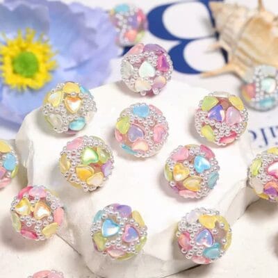Fancy beads perfect for DIY pens and keychains - open in live - Image 8