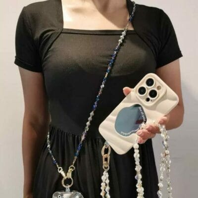 Handmade Crossbody long chain for phone or bag chain replacement - Image 5
