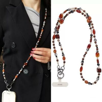 Handmade Crossbody long chain for phone or bag chain replacement - Image 3